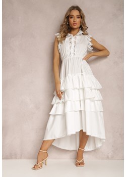 Biała Sukienka Iomaia ze sklepu Renee odzież w kategorii Sukienki - zdjęcie 139310585