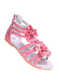 Wygodne sandały dziewczęce Morelowe /B6-2 11732 T195/ ze sklepu Pantofelek24.pl w kategorii Sandały dziecięce - zdjęcie 139312865