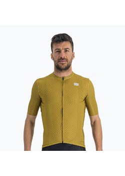 Koszulka rowerowa męska Sportful Checkmate żółta 1122035 ze sklepu sportano.pl w kategorii T-shirty męskie - zdjęcie 139376545