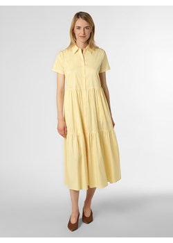 HUGO Sukienka damska Kobiety Bawełna żółty jednolity ze sklepu vangraaf w kategorii Sukienki - zdjęcie 139406425