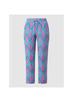 Luźne spodnie z lnu o długości 7/8 ze sklepu Peek&Cloppenburg  w kategorii Spodnie damskie - zdjęcie 139417426