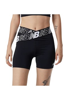 Spodenki New Balance WS21182BK - czarne ze sklepu streetstyle24.pl w kategorii Szorty - zdjęcie 139448188