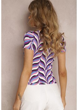 Fioletowa Bluzka Harmista ze sklepu Renee odzież w kategorii Bluzki damskie - zdjęcie 139453788