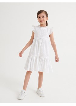 Sukienka dziewczęca biała Reserved na lato 