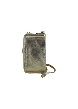 Portfel / etui na telefon ze skóry metalizowanej - Złoty ze sklepu Barberinis w kategorii Etui - zdjęcie 139489856