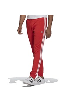 Spodnie adidas Originals Adicolor Classics Primeblue SST Track HF2134 - czerwone ze sklepu streetstyle24.pl w kategorii Spodnie męskie - zdjęcie 139498905