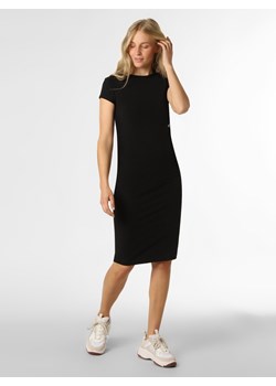 Calvin Klein Jeans Sukienka damska Kobiety Dżersej czarny jednolity ze sklepu vangraaf w kategorii Sukienki - zdjęcie 139500806