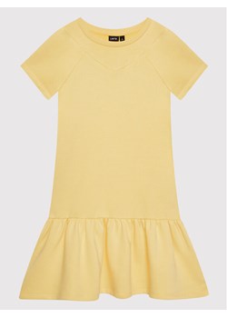 LMTD Sukienka codzienna 13201762 Żółty Regular Fit ze sklepu MODIVO w kategorii Sukienki dziewczęce - zdjęcie 139503647