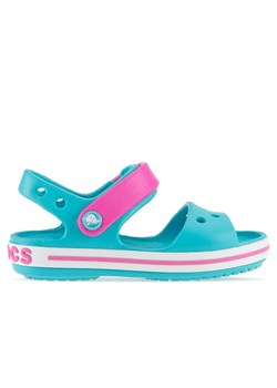 Sandały Crocs Crocband Sandal 12856-4SL - niebiesko-różowe ze sklepu streetstyle24.pl w kategorii Sandały dziecięce - zdjęcie 139574678