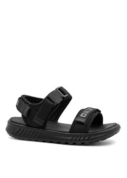 Czarne sportowe sandały BSJJ274A041 ze sklepu NESCIOR w kategorii Sandały damskie - zdjęcie 139617618