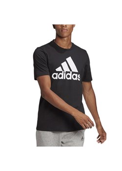 Koszulka adidas Essentials Big Logo GK9120 - czarna ze sklepu streetstyle24.pl w kategorii T-shirty męskie - zdjęcie 139635067