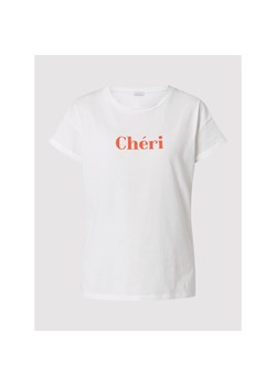T-shirt z nadrukiem flokowym ze sklepu Peek&Cloppenburg  w kategorii Bluzki damskie - zdjęcie 139659317