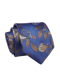 Krawat Niebieski w Paisley, Łeski, 7 cm, Elegancki, Klasyczny, Męski -ALTIES KRALTS0626 ze sklepu JegoSzafa.pl w kategorii Krawaty - zdjęcie 139676235