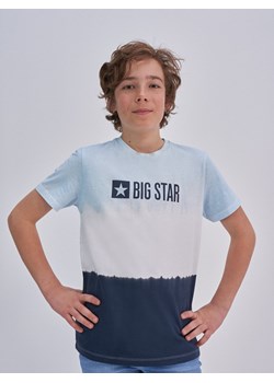 Koszulka chłopięca tie-dye niebieska Okley 400 ze sklepu Big Star w kategorii T-shirty chłopięce - zdjęcie 139765438