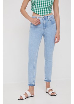 Pepe Jeans jeansy damskie high waist ze sklepu ANSWEAR.com w kategorii Jeansy damskie - zdjęcie 139824406