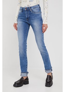 Pepe Jeans jeansy damskie high waist ze sklepu ANSWEAR.com w kategorii Jeansy damskie - zdjęcie 139865728