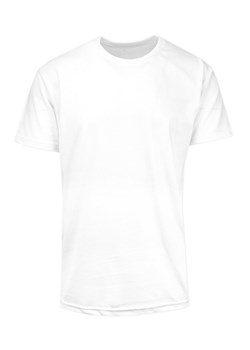 T-Shirt Bawełniany Biały Męski Bez Nadruku, Koszulka, Krótki Rękaw, Basic, U-neck TSKOWHVRD0001bialy ze sklepu JegoSzafa.pl w kategorii T-shirty męskie - zdjęcie 139871335