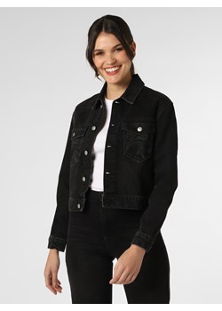 The Kooples Damska kurtka jeansowa Kobiety Jeansy czarny jednolity ze sklepu vangraaf w kategorii Kurtki damskie - zdjęcie 140528436