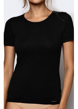 Koszulka damska BLV-199, Kolor czarny, Rozmiar S, ATLANTIC ze sklepu Intymna w kategorii Podkoszulki i halki - zdjęcie 140668618