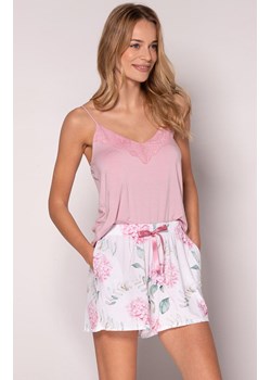 Montreal komplet piżama, Kolor różowy-wzór, Rozmiar L, Babella ze sklepu Intymna w kategorii Piżamy damskie - zdjęcie 140669199
