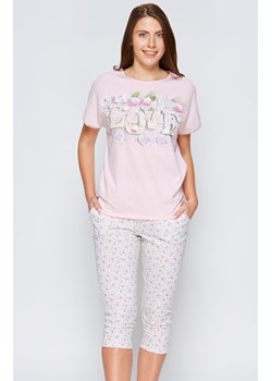 Piżama damska 67/5-44T/014A708, Kolor różowo-biały, Rozmiar S, Miss Fabio ze sklepu Intymna w kategorii Piżamy damskie - zdjęcie 140674001