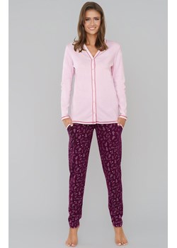Serafina piżama damska z długim rękawem, Kolor różowy-wzór, Rozmiar S, Italian Fashion ze sklepu Intymna w kategorii Piżamy damskie - zdjęcie 140676239
