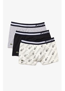 Bokserki męskie casual 5H9981 3-pack, Kolor szary-ecru, Rozmiar M, Lacoste ze sklepu Intymna w kategorii Majtki męskie - zdjęcie 140678046