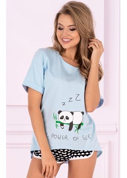 Mrs. Panda 2012 piżama damska, Kolor niebieski-wzór, Rozmiar S/M, LivCo Corsetti Fashion ze sklepu Intymna w kategorii Piżamy damskie - zdjęcie 140678899