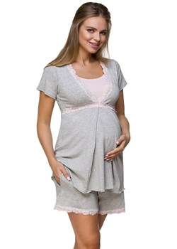 3126 komplet ciążowy, Kolor szaro-różowy, Rozmiar 42, Lupoline ze sklepu Intymna w kategorii Bielizna ciążowa - zdjęcie 140679196