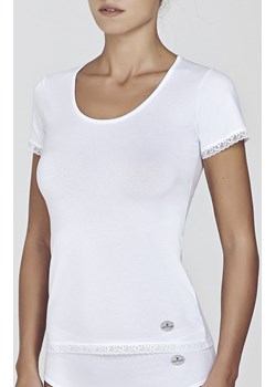 Pierre Cardin koszulka damska z krótkim rękawem t-shirt PC AZALEA, Kolor biały, Rozmiar S, Pierre Cardin ze sklepu Intymna w kategorii Podkoszulki i halki - zdjęcie 140681667
