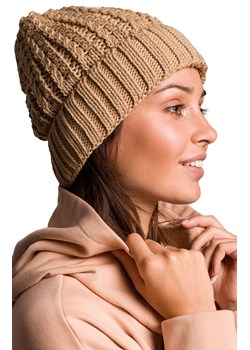 BK057 czapka klasyczna, Kolor karmelowy, Rozmiar uniwersalny, BE Knit ze sklepu Primodo w kategorii Czapki zimowe damskie - zdjęcie 140691537