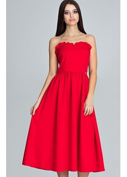 Sukienka M602, Kolor czerwony, Rozmiar S, Figl ze sklepu Primodo w kategorii Sukienki - zdjęcie 140692879