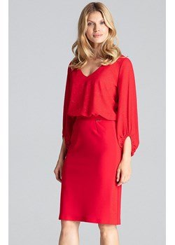 Spódnica M688, Kolor czerwony, Rozmiar L, Figl ze sklepu Primodo w kategorii Spódnice - zdjęcie 140693826