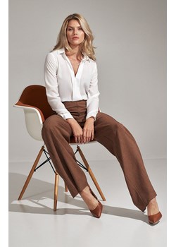 Spodnie M721, Kolor brązowy, Rozmiar L, Figl ze sklepu Primodo w kategorii Spodnie damskie - zdjęcie 140694059