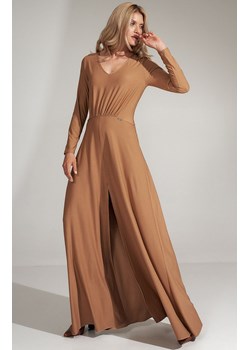 Sukienka M727, Kolor beżowy, Rozmiar L, Figl ze sklepu Primodo w kategorii Sukienki - zdjęcie 140694116