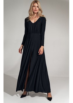 Długa sukienka maxi czarna M727, Kolor czarny, Rozmiar M, Figl ze sklepu Primodo w kategorii Sukienki - zdjęcie 140694119