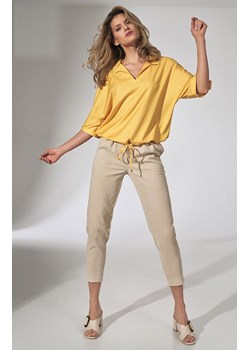 Spodnie M742, Kolor beżowy, Rozmiar L, Figl ze sklepu Primodo w kategorii Spodnie damskie - zdjęcie 140694257
