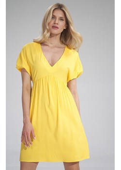 Sukienka M766, Kolor żółty, Rozmiar L/XL, Figl ze sklepu Primodo w kategorii Sukienki - zdjęcie 140694459