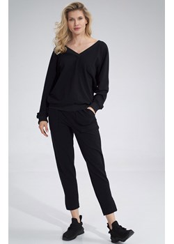 M778 czarne dresowe spodnie, Kolor czarny, Rozmiar L, Figl ze sklepu Primodo w kategorii Spodnie damskie - zdjęcie 140694515