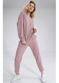M778 spodnie, Kolor różowy, Rozmiar L, Figl ze sklepu Primodo w kategorii Spodnie damskie - zdjęcie 140694529