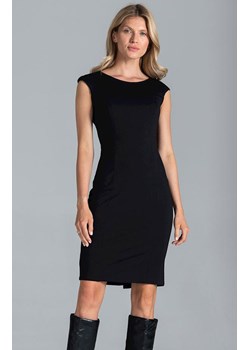 Ołówkowa sukienka damska midi czarna M834, Kolor czarny, Rozmiar L, Figl ze sklepu Primodo w kategorii Sukienki - zdjęcie 140694668