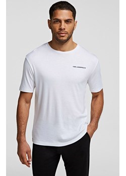 Karl Lagerfeld t-shirt Logo 215M2181 regular fit, Kolor biały, Rozmiar S, Karl Lagerfeld ze sklepu Primodo w kategorii T-shirty męskie - zdjęcie 140697839