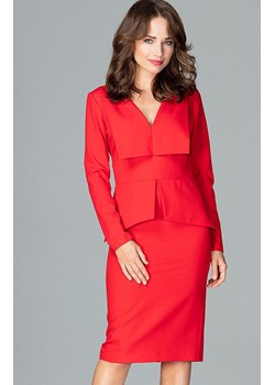 Sukienka K491, Kolor czerwony, Rozmiar L, Lenitif ze sklepu Primodo w kategorii Sukienki - zdjęcie 140699445