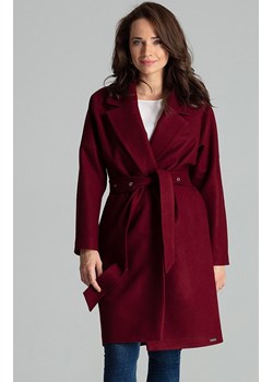 Płaszcz L054, Kolor bordowy, Rozmiar S/M, Lenitif ze sklepu Primodo w kategorii Płaszcze damskie - zdjęcie 140699637