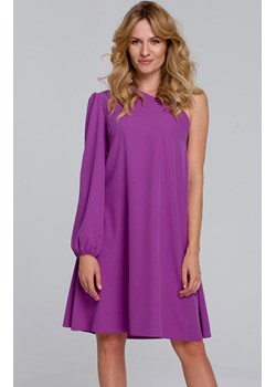 K081 sukienka, Kolor lawendowy, Rozmiar S, makover ze sklepu Primodo w kategorii Sukienki - zdjęcie 140700955