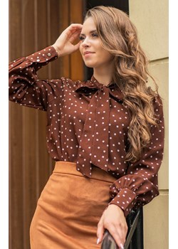 Manures Brown B7 koszula, Kolor brązowy, Rozmiar L/XL, Merribel ze sklepu Primodo w kategorii Koszule damskie - zdjęcie 140701788