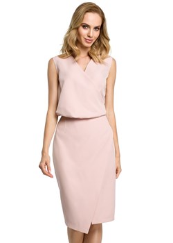 Sukienka M395, Kolor pudrowy, Rozmiar S, MOE ze sklepu Primodo w kategorii Sukienki - zdjęcie 140703135