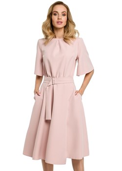 Sukienka M396, Kolor pudrowy, Rozmiar M, MOE ze sklepu Primodo w kategorii Sukienki - zdjęcie 140703147