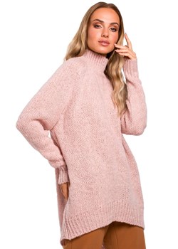 Sweter M468, Kolor pudrowy, Rozmiar L/XL, MOE ze sklepu Primodo w kategorii Swetry damskie - zdjęcie 140703579