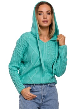 Sweter M540, Kolor seledynowy, Rozmiar S/M, MOE ze sklepu Primodo w kategorii Swetry damskie - zdjęcie 140704049